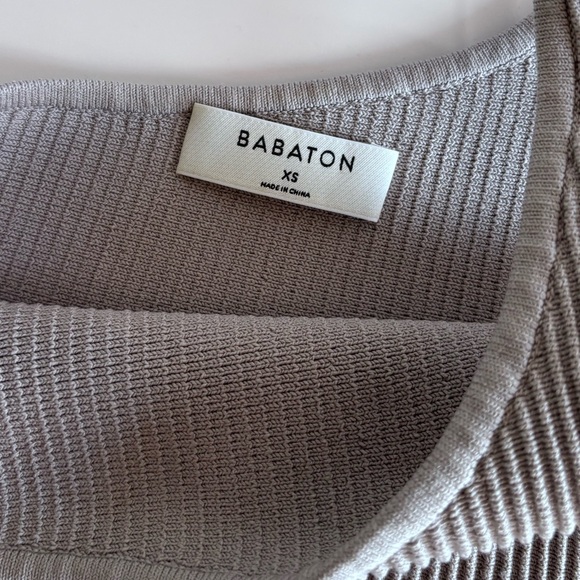 Babaton Sculpt Knit One Shoulder Cropped Top - Picture 4 of 9